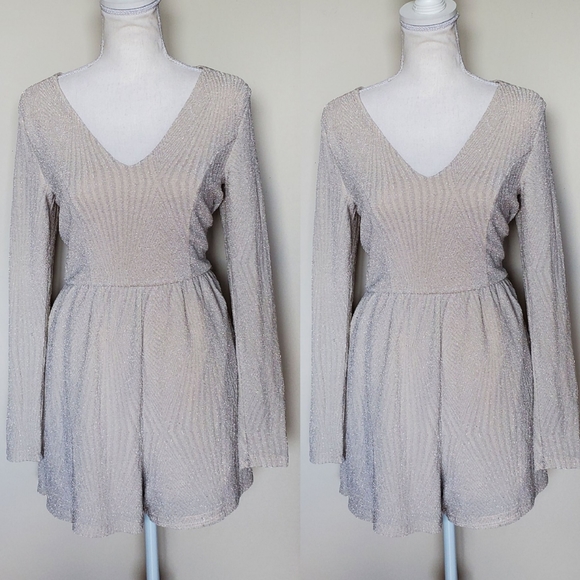 Charlotte Russe Pants - Charlotte Russe long sleeve romper size large